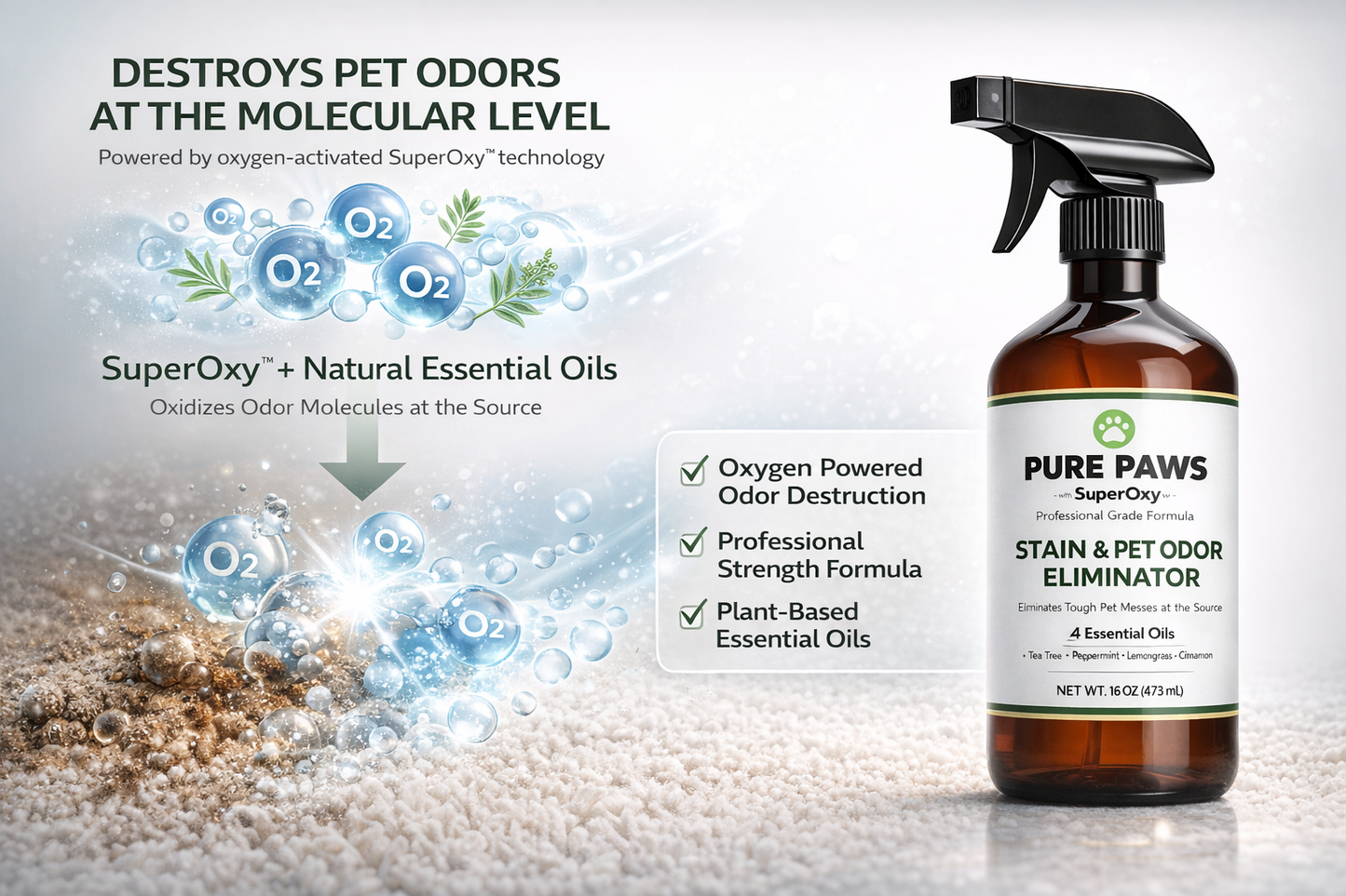 Pure Paws Pet Odor and Stain Eliminator